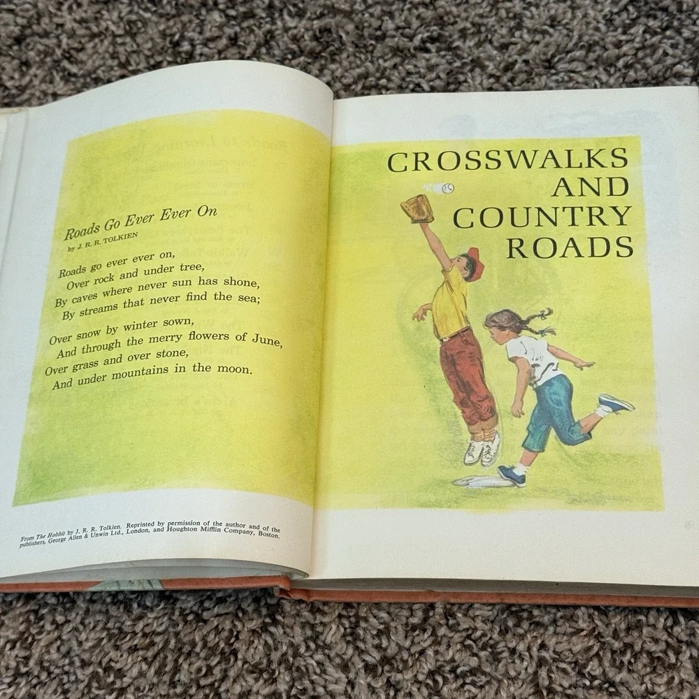 Roads to Follow‎ 1964 Vintage Dick & Jane Primer New Basic Readers Red